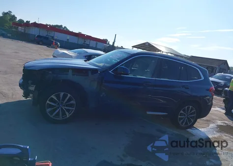 2021 BMW X3 xDrive30I из США, поврежденный, VIN 5UXTY5C01M9E76680